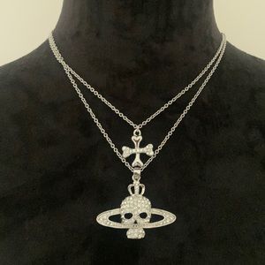 Vivienne Westwood Skull and Bone Necklace